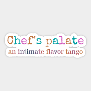 Chef´s Palate Sticker